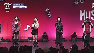KCON LA 무대 달군 H//PE, 블락비 'Very Good'까지 소화한 에너지