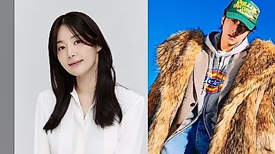 유노윤호 8년 만에 광주 마운드…한지혜와 KIA 팬심 시구
