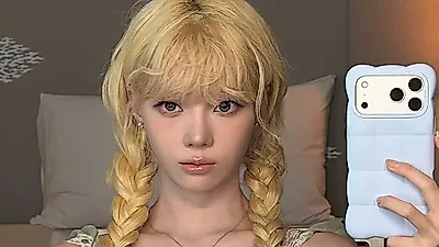 금발 양갈래로 변신한 윈터, 일본 여행 중 전한 싱그러운 근황