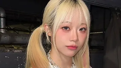 금발 양갈래로 변신한 지지원, 대만 콘서트 직후 전한 나른한 일상