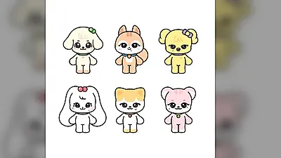아이브, 에버랜드 여름 물들였다…미니브 버스·포토카드 미션까지