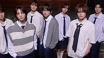 교복 입은 소년미, AEN 데뷔 콘셉트 포토 공개 'Everywhere' 버전
