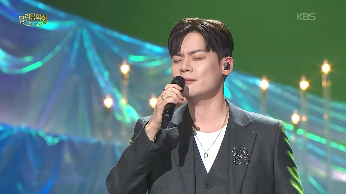 유채훈, '열린음악회'서 선보인 신곡 'Open Arms' 라이브 무대