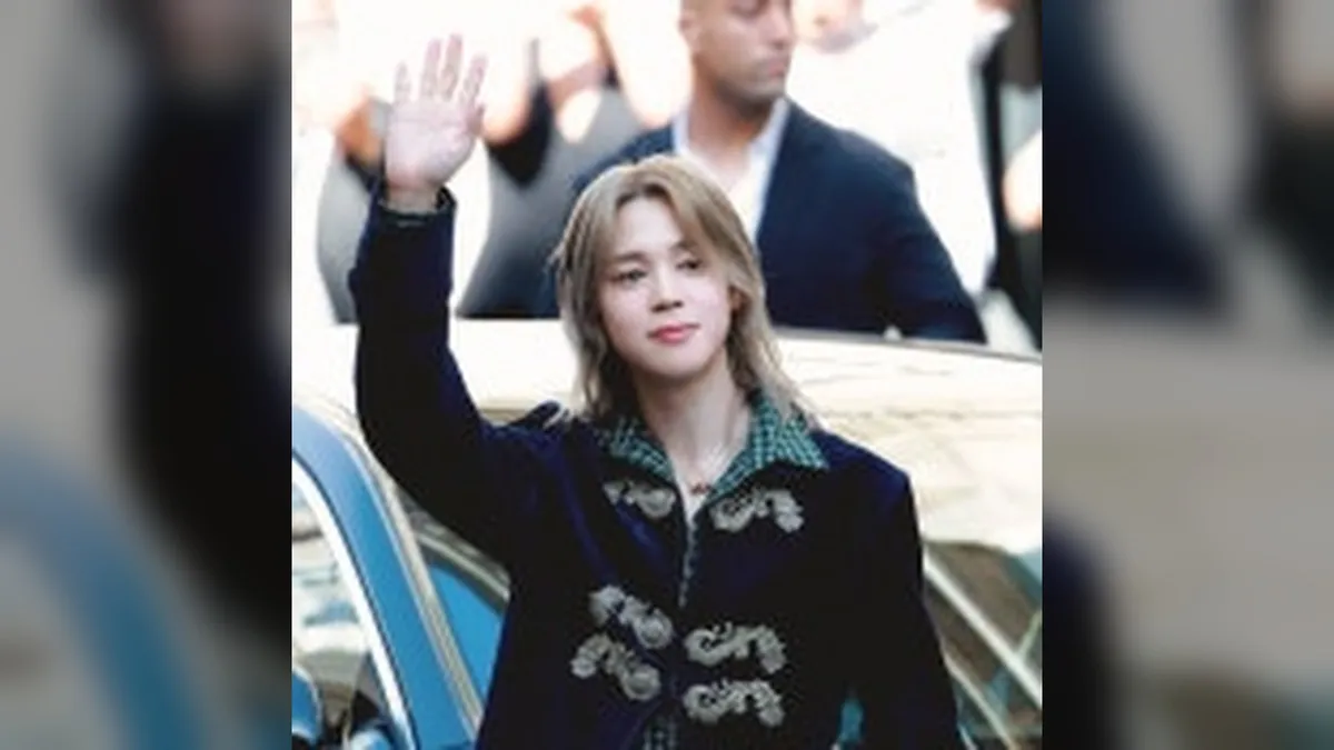 지민, 디올 쇼 ‘소프트 펑크’ 룩…MTV도 외친 JIMERGENCY