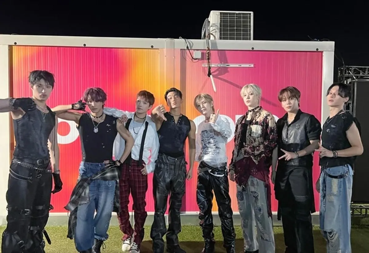 에이티즈, 로마 '락 인 로마' 무대 압도... 50분간 펼친 강렬한 라이브