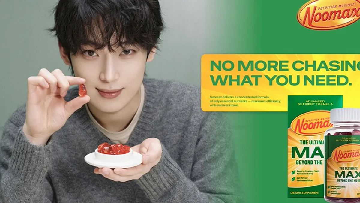 엔하이픈 선우, 뱀파이어 영양제 모델 변신... 'NOOMAX' 광고 속 반전 비주얼