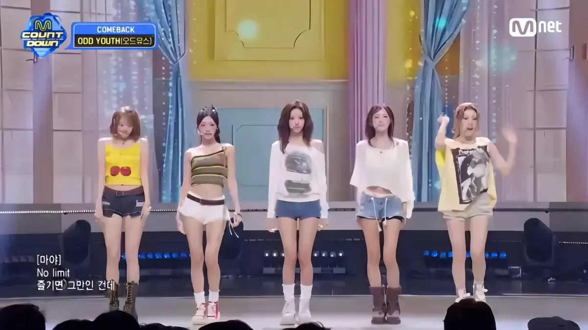 신예 오드유스, 'can't go back'으로 선보인 엠카운트다운 컴백 무대