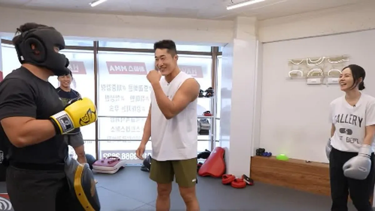 "너 은퇴하고 싶어?" 한가인, 현역 MMA 선수 얼굴에 주먹 꽂은 깜짝 타격 실력