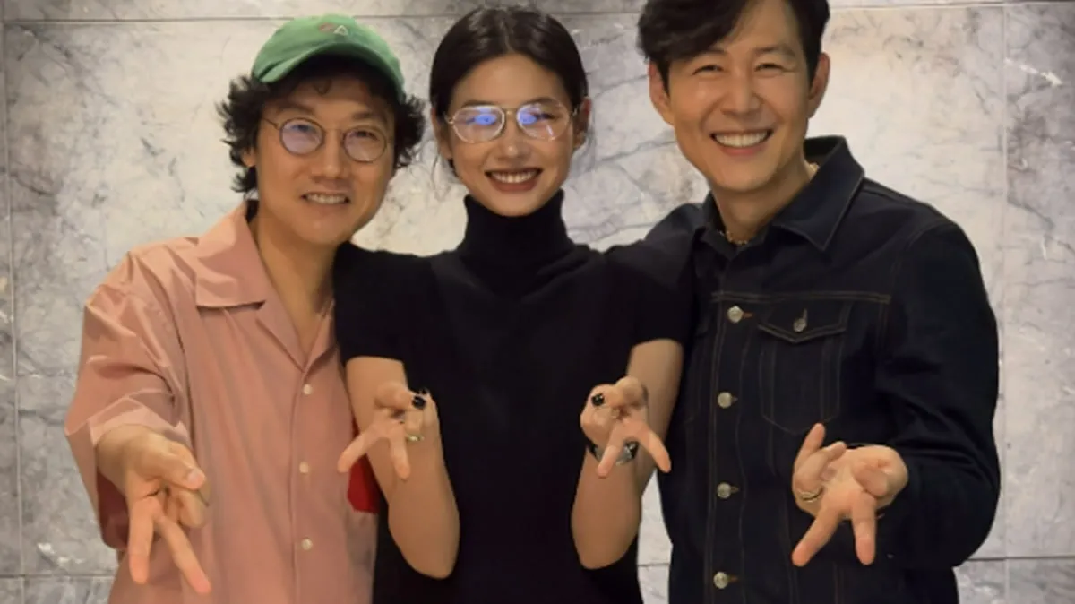 이정재·황동혁, 정호연 영화 '호프' GV 깜짝 등장…'오징어 게임' 팀 재회