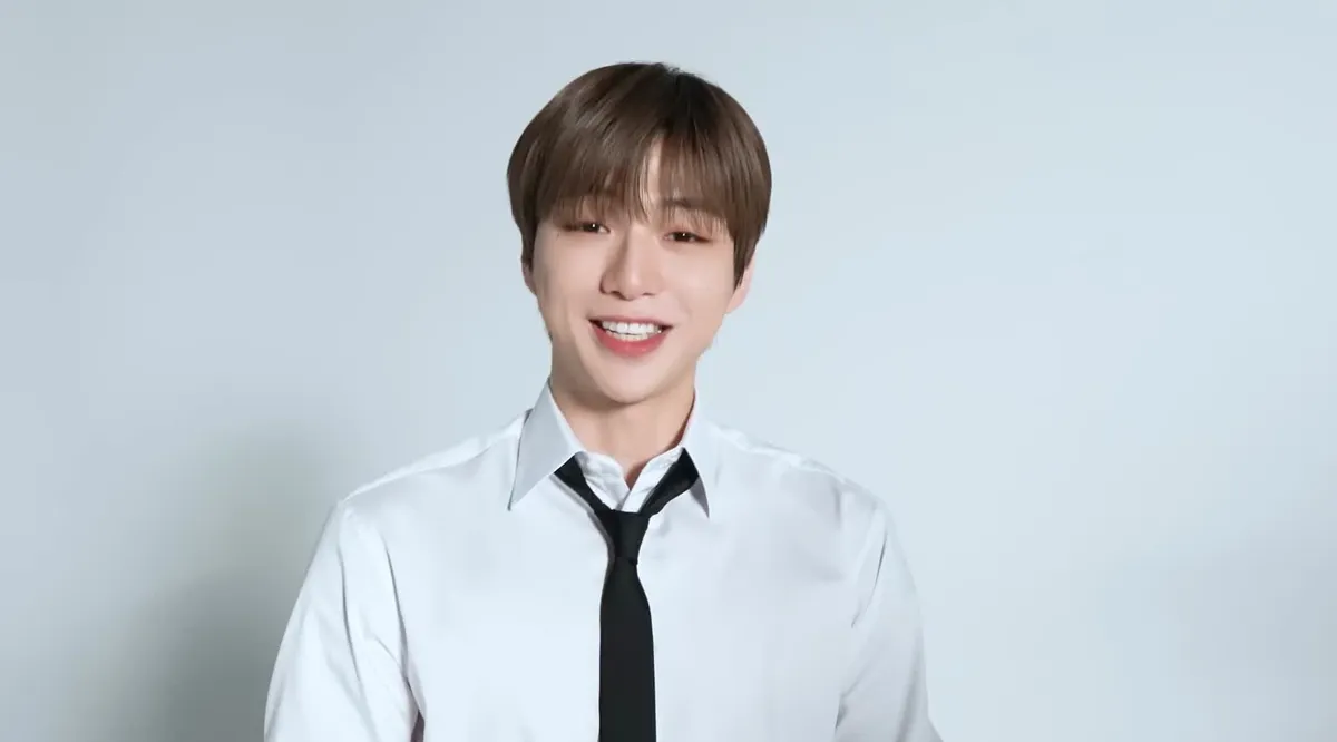 Kang Daniel Captivates in White Shirt and Tie During Fashion Film Shoot